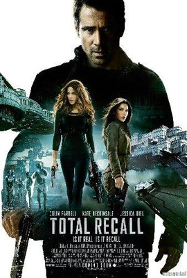 Total Recall Mini Metal Movie Poster 8in x 12in The Poster Depot