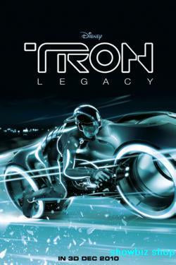 Tron Legacy movie poster Metal Print 8in x 12in