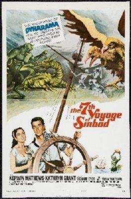7Th Voyage Of Sinbad Mini movie poster Metal Print 8in x 12in