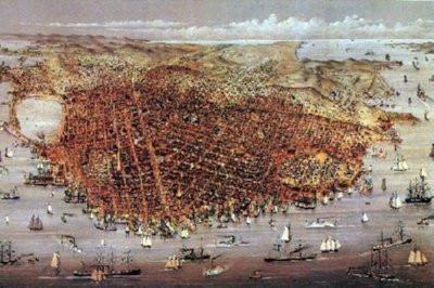 Antique Maps poster tin Metal Print Wall Art