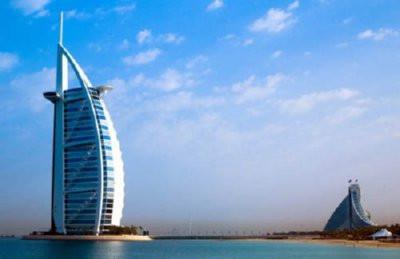 Dubai poster tin Metal Print Wall Art