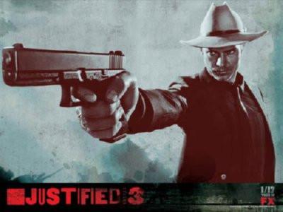 Justified Season 3 poster tin Metal Print Wall Art