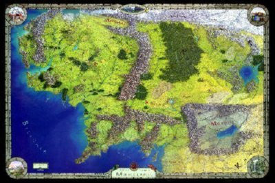 Middle Earth Map poster 11x17 The Poster Depot