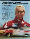 Paul Newman Racing Metal Poster Print 8in x 12in 12"x16" The Poster Depot