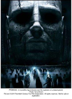 Prometheus Mini movie poster Metal Print 8in x 12in