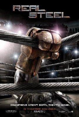 Real Steel Mini Metal Movie Poster 8in x 12in