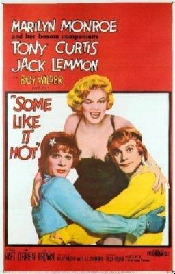 Some Like It Hot Mini movie poster Metal Print 8in x 12in