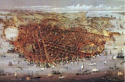 Antique Maps Poster 24inch x 36inch #2 The Poster Depot