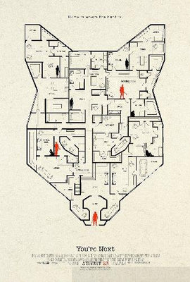 You'Re Next Mini Metal Movie Poster 8in x 12in