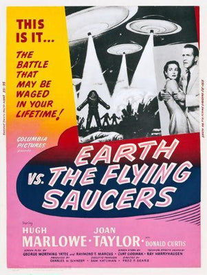 Earth Vs The Flying Saucers poster 16"x24" 