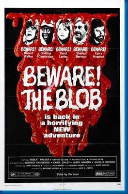 Beware Of The Blob poster 27"x40" The Poster Depot