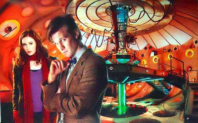 Dr. Who Matt Smith Karen Gillan Tardis Poster 23X35 16x24