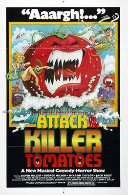 Attack Of The Killer Tomatoes movie poster Metal Print 8in x 12in