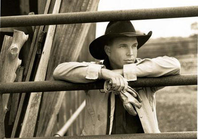 Garth Brooks Poster Sepia Cowboy 24x36 The Poster Depot