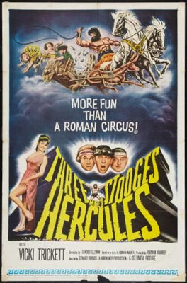 Three Stooges Meet Hercules poster 24in x 36in for sale cheap United States USA