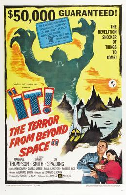 It The Terror From Beyond Space Metal Movie Poster 8in x 12in