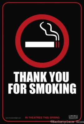 Thank You For Smoking poster 24x36 The Poster Depot