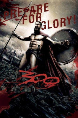 300 movie poster Metal Print 8in x 12in
