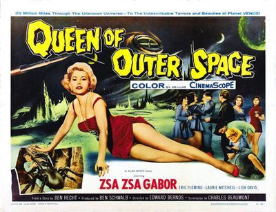 Queen Of Outer Space Art poster 16inx24in 