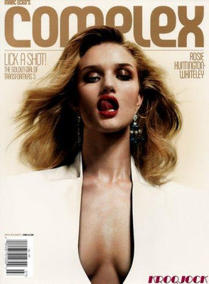Rosie Huntington Whiteley Poster 27x40 Complex Magazine Cover 27"x40" The Poster Depot