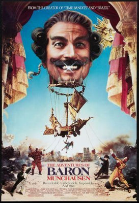 Baron Munchausen Metal Movie Poster 8in x 12in
