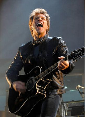 Bon Jovi poster Leather jacket guitar for sale cheap United States USA