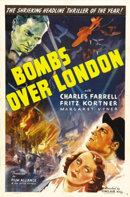 Bombs Over London poster 24in x36in The Poster Depot