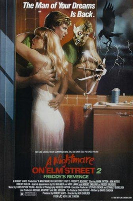 Nightmare On Elm Street Part 2 movie poster Metal Print 8in x 12in