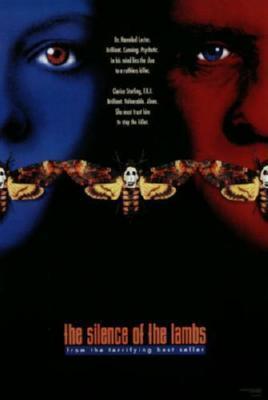 Silence Of The Lambs movie poster Metal Print 8in x 12in