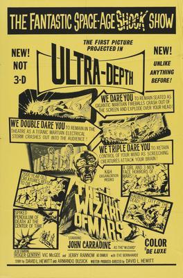 Wizard Of Mars Metal Movie Poster 8in x 12in The Poster Depot