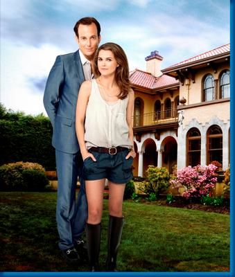 Running Wilde Will Arnett Keri Russell Poster 24x36 The Poster Depot