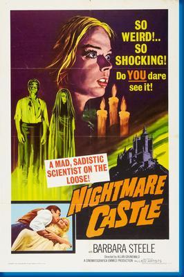 Nightmare Castle poster 27"x40" The Poster Depot