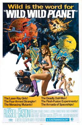 Wild Wild Planet Metal Movie Poster 8in x 12in