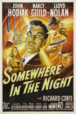 Somewhere In The Night poster 24in x 36in for sale cheap United States USA