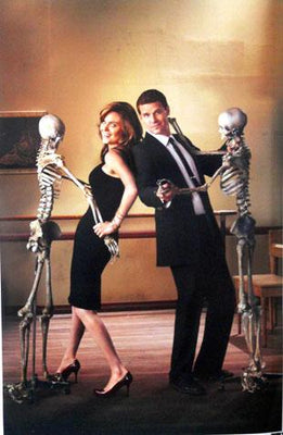 Bones David Boreanaz Emily Deschanel Dancing Poster 27x40 The Poster Depot