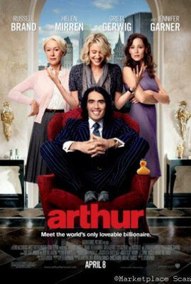 Arthur Movie Poster Metal Poster Choose Style The Poster Depot