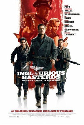 Inglourious Basterds Metal Movie Poster 8in x 12in