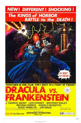 Dracula Vs Frankenstein poster for sale cheap United States USA