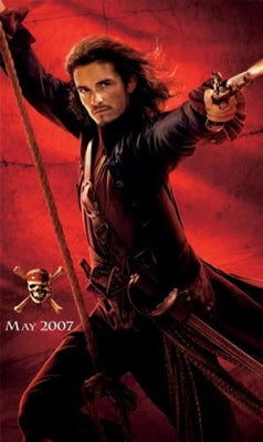 Pirates Of The Caribbean Orlando Bloom poster 24in x 36in for sale cheap United States USA