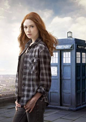 Karen Gillan Poster dr who tardis