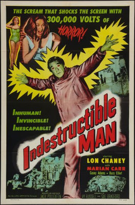 Indestructible Man poster for sale cheap United States USA