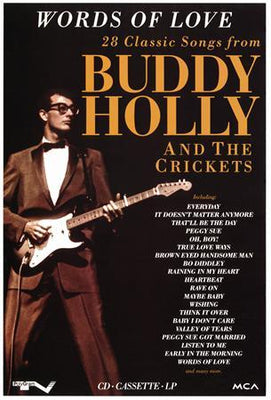 Buddy Holly Poster Album Promo On Sale United States