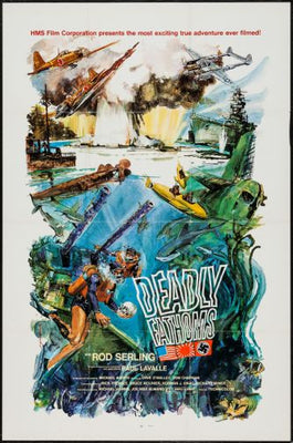 Deadly Fathoms poster for sale cheap United States USA