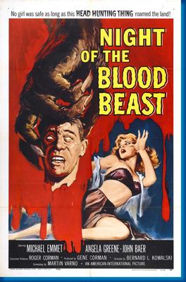 Night Of Blood Beast Poster 24x36 The Poster Depot