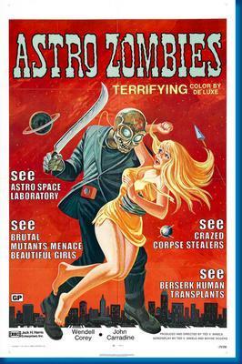 Astro Zombies movie poster Metal Print 8in x 12in
