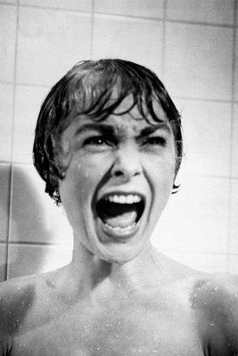 Psycho movie poster Metal Print 8in x 12in