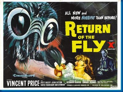 Return Of The Fly Poster 27"x40" The Poster Depot