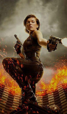 Resident Evil Final Chapter movie poster Metal Print 8in x 12in
