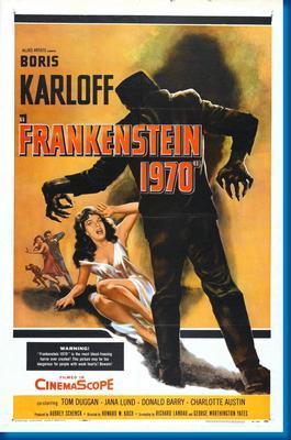 Frankenstein 1970 poster
