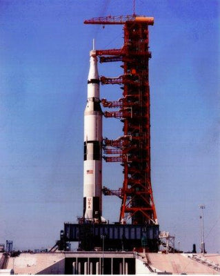 Apollo 13 Launch Metal Print 8in x 12in